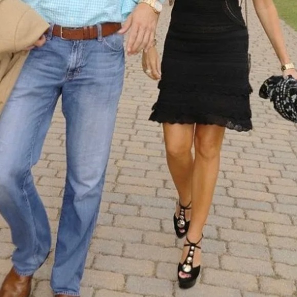 Brian Atwood Suede Platform Pumps Pink Orange Gold - Picture 6 of 6